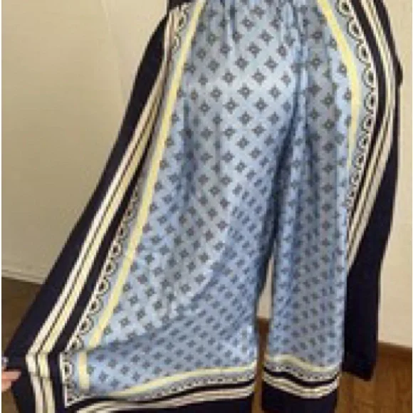 LIKE NEW Maeve Blue Wide-Leg Jumpsuit - Picture 3 of 3